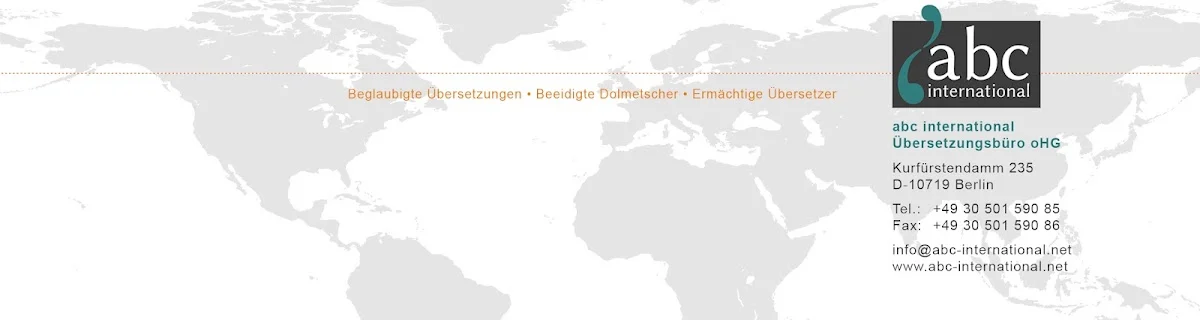 abc international Übersetzungsbüro oHG