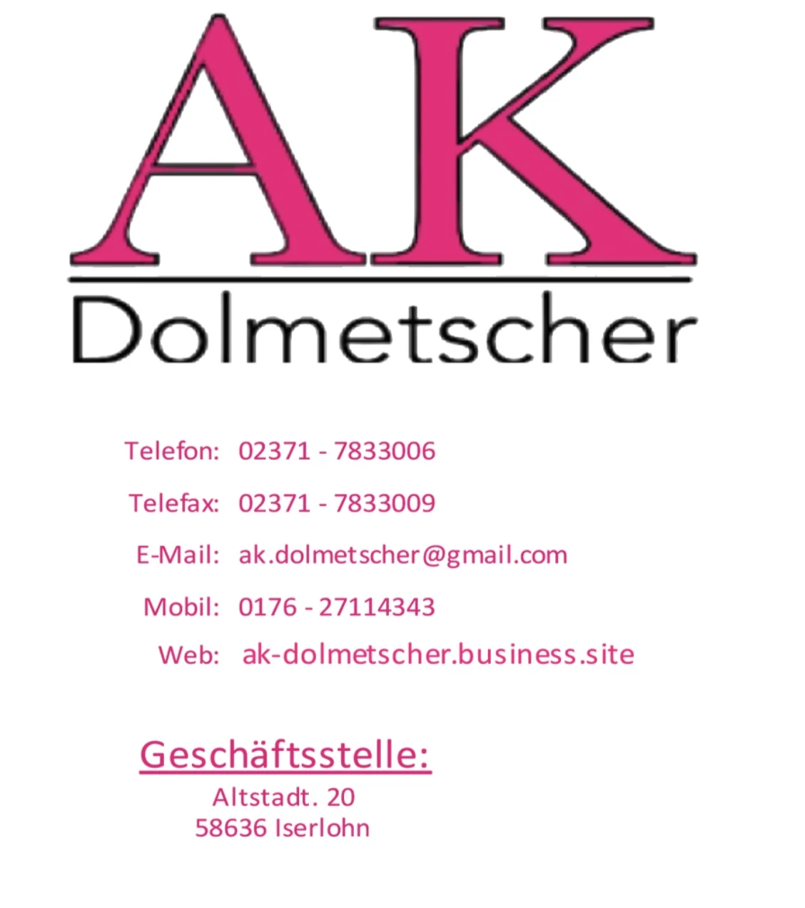 AK Dolmetscher - 2