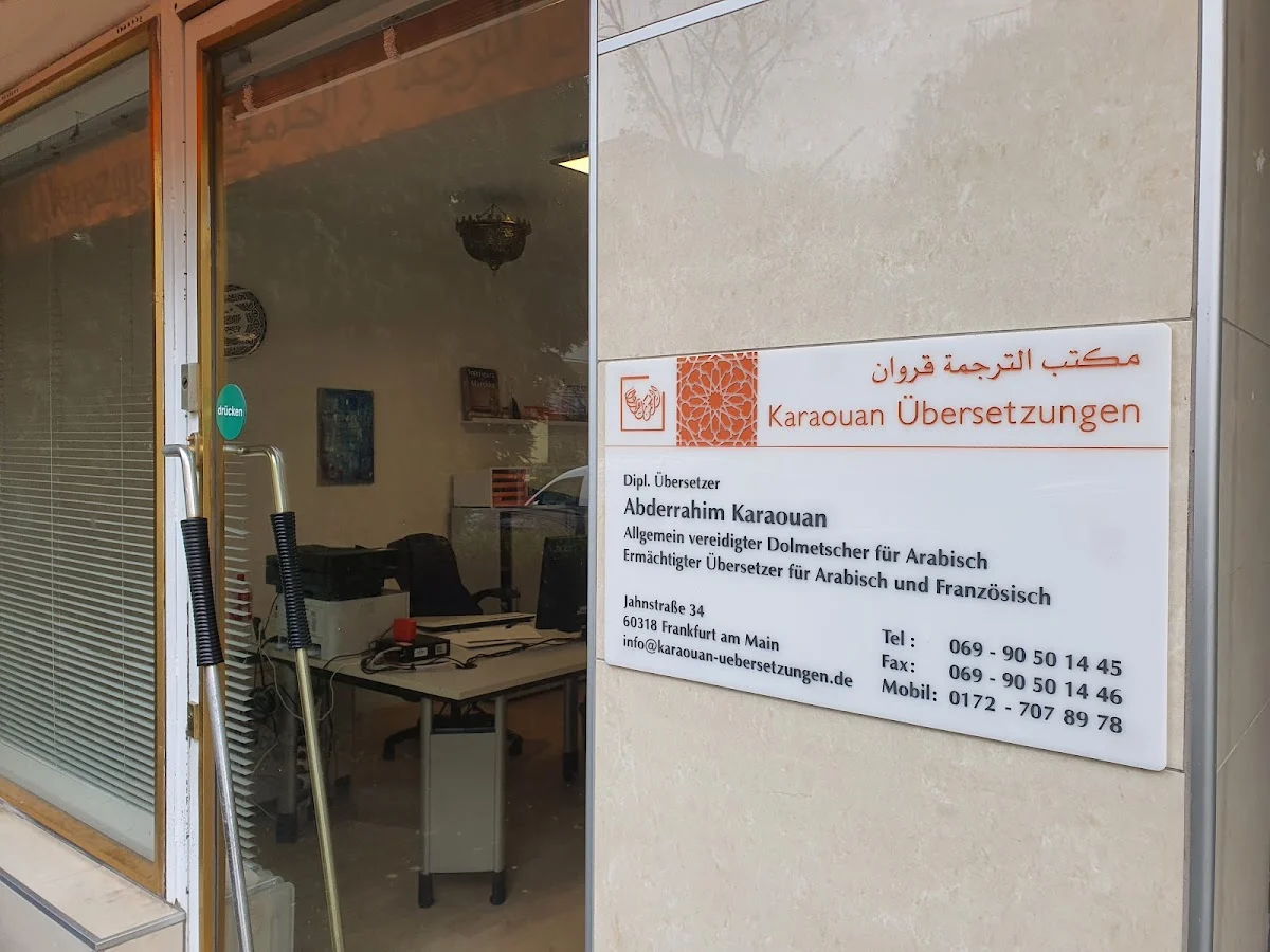 Arabisch Dolmetscher KARAOUAN