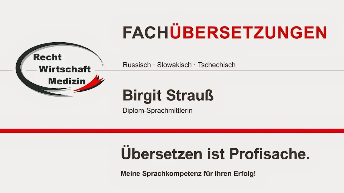 Fachübersetzungen Birgit Strauß